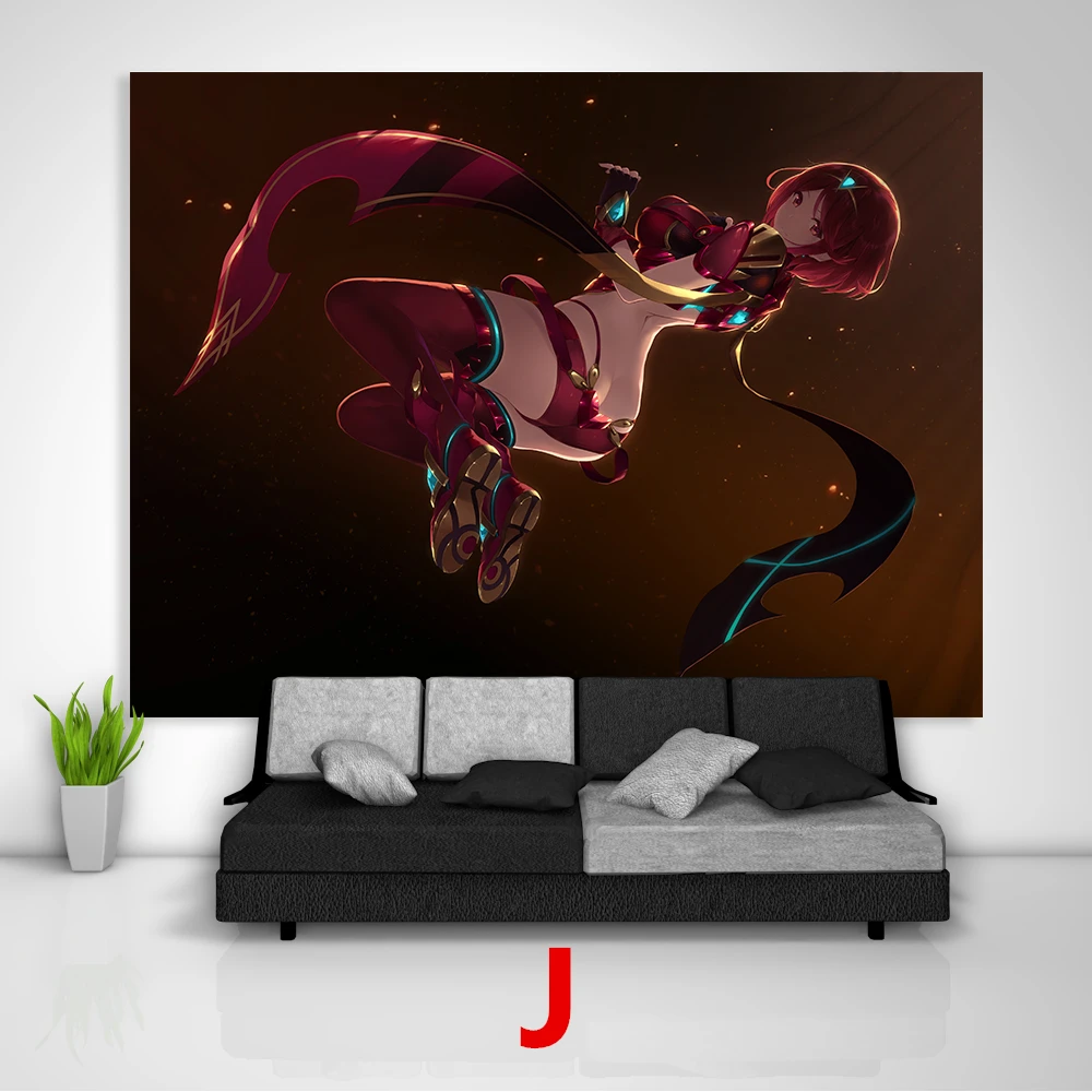 Japan Wall Art Canvas Painting Xenoblade Chronicles 2 Anime Posters and Prints Pictures for Living Kids Home Decoration No Frame