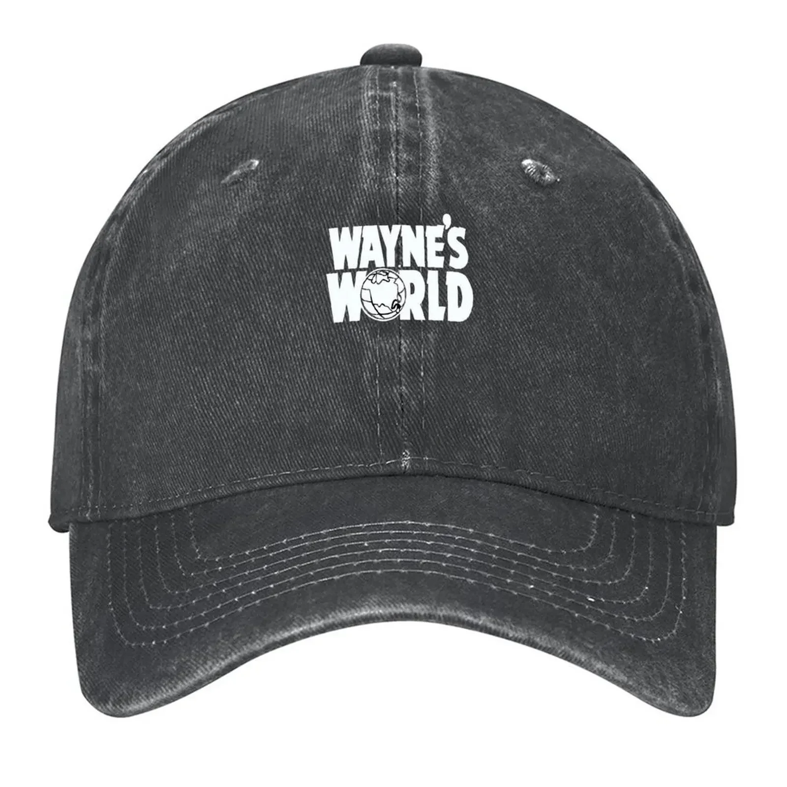 New Waynes World Logo Classic Baseball Cap birthday custom Hat Hat men Gentleman Hat Sun Hats For Women Men's