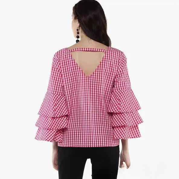 New Spring Summer Gezi Hoodie V-neck Shirt Fashion Versatile Casual Women's Top