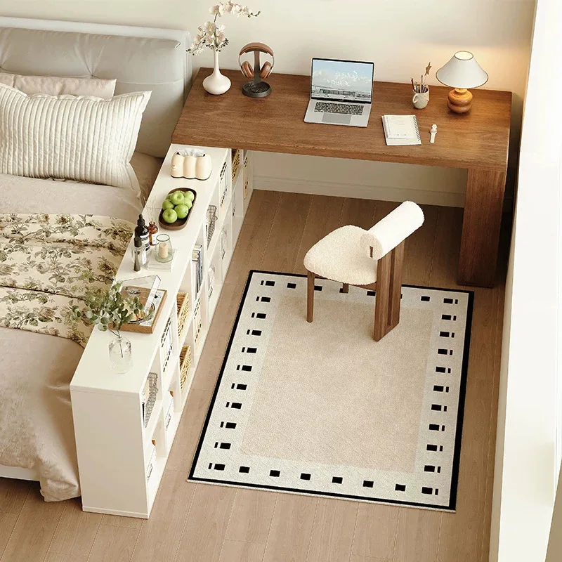 

HYS solid wood corner desk, bedroom computer desk, storage cabinet, integrated semi-enclosed bedside cabinet, home student study