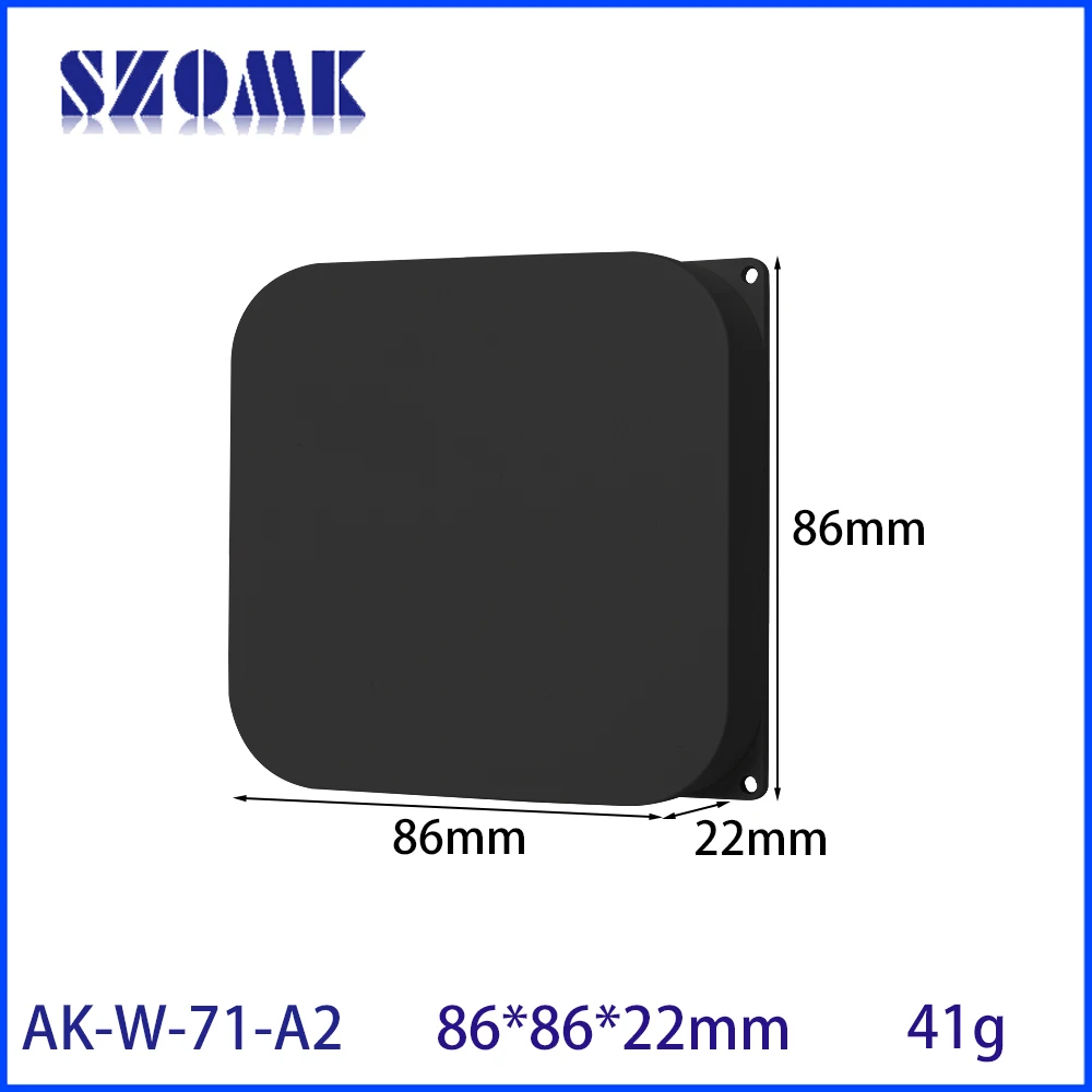 86*86*22mm Wall Mounted Plastic Enclosure Plastic Box Enclosures Plastic Enclosure For Pcb Mounting