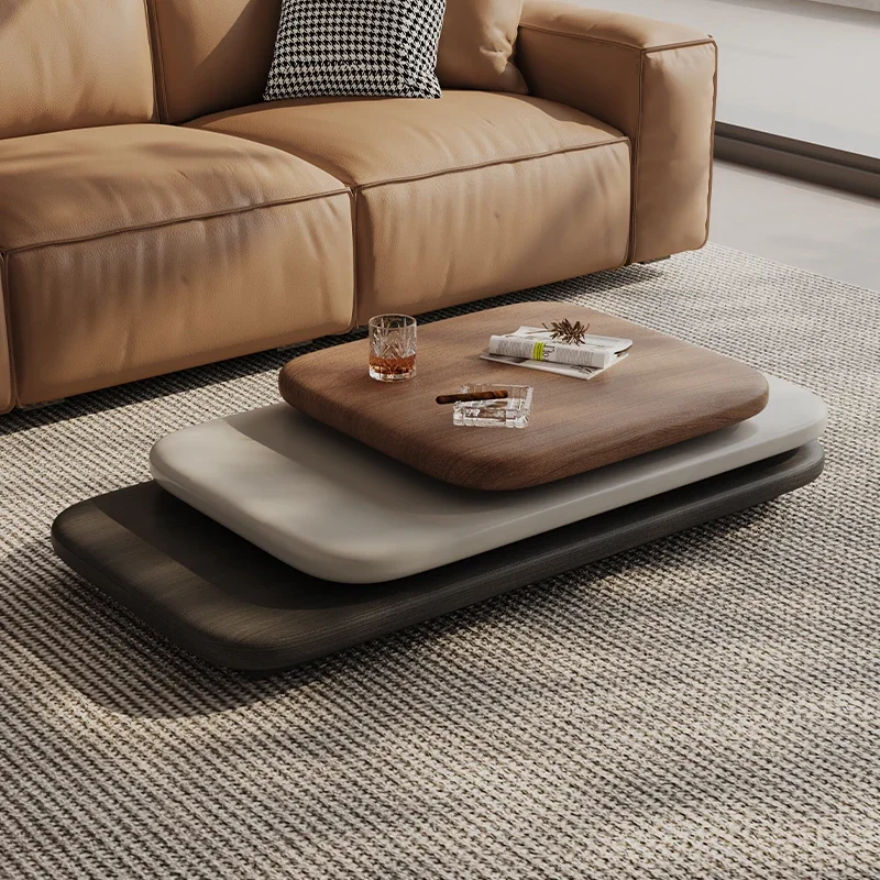 Rotatable coffee table, combined with modern simple living room home coffee table