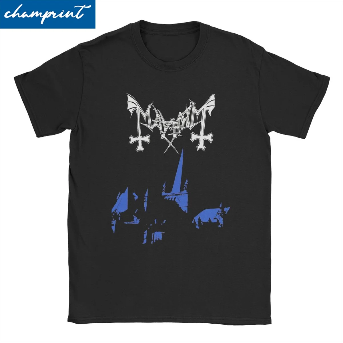 Mayhem Black Metal Heavy Metal T-Shirt for Men Women Fashion 100% Cotton Tee Shirt  Short Sleeve T Shirt Plus Size Clothing