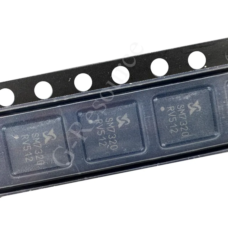 SM7320ESQGC-TRG Printing SM7320 SW7320 DFN5 * 6 Double N channel 30V