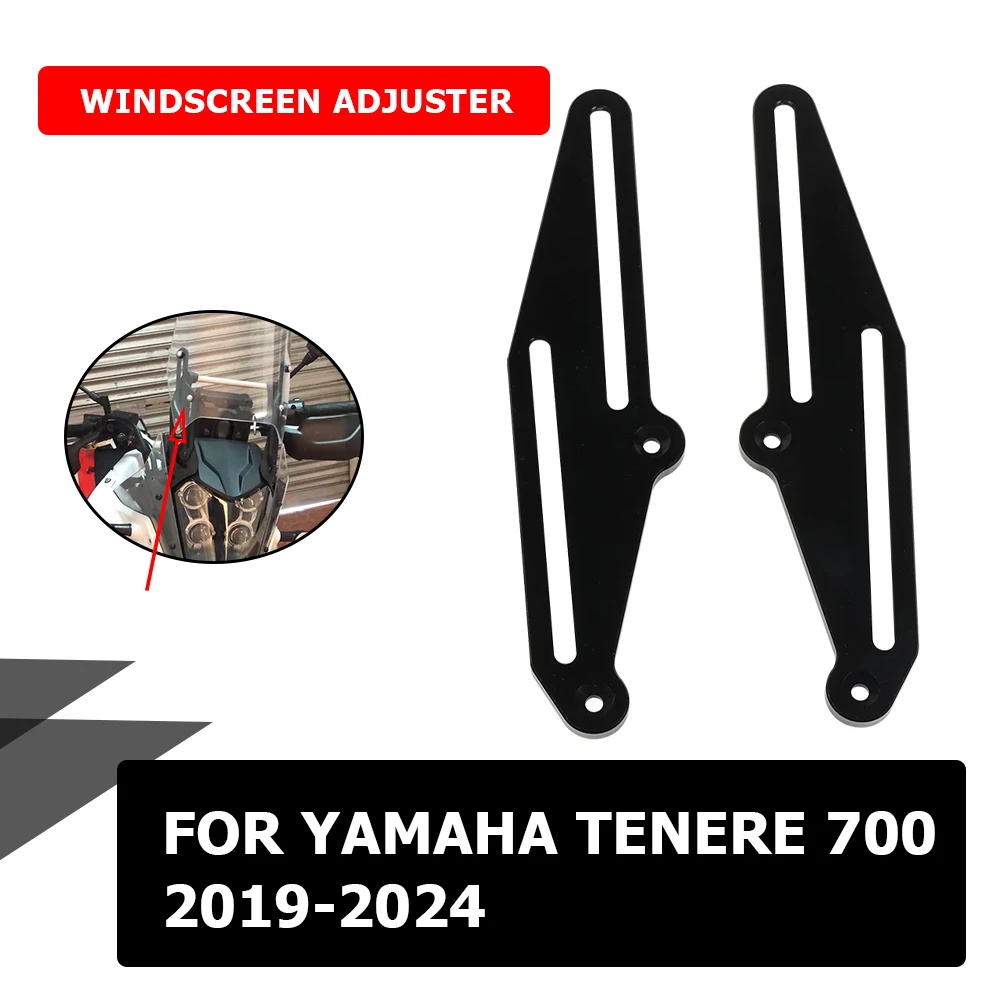 オートバイのフロントガラス調整,ウィンドデフレクターガード,ヤマハテネレ700用フロントガラスブラケット,ワールドレイドt700 t 700 tenere700 t7