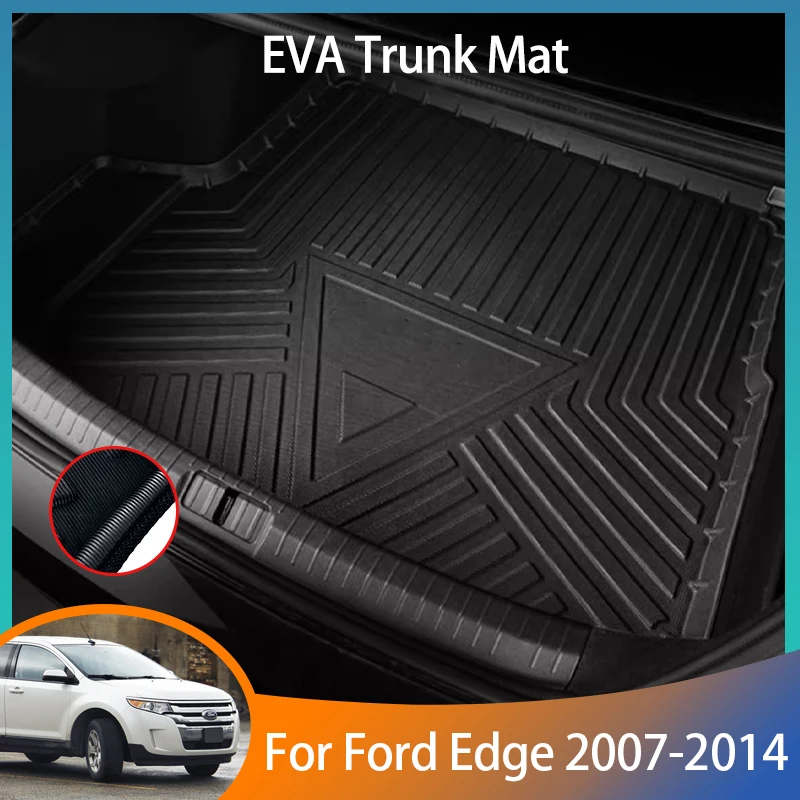 Car Trunk Mat For Ford Edge 2014 2013 2012 2011 2010 2009 2008 2007 Waterproof Protective Anti-Slip Storage Pad Auto Accessories