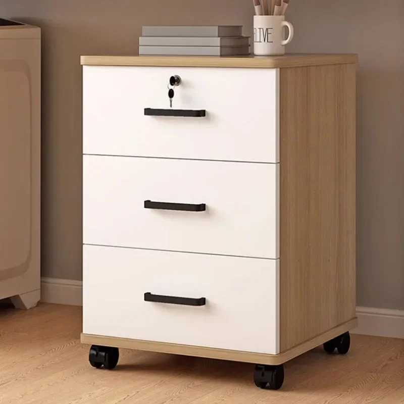 Storage Drawers Filing Cabinets Locker Wooden Living Room Rolling Printer Stand Files Cabinets Modern Gabinete Office Furniture