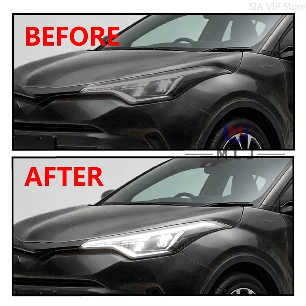 FOR TOYOTA CHR 2020-2023 High Configuration LED Headlight White Light DRL Light Spurce Chip Angel Eye PCB Board Car Accessorie