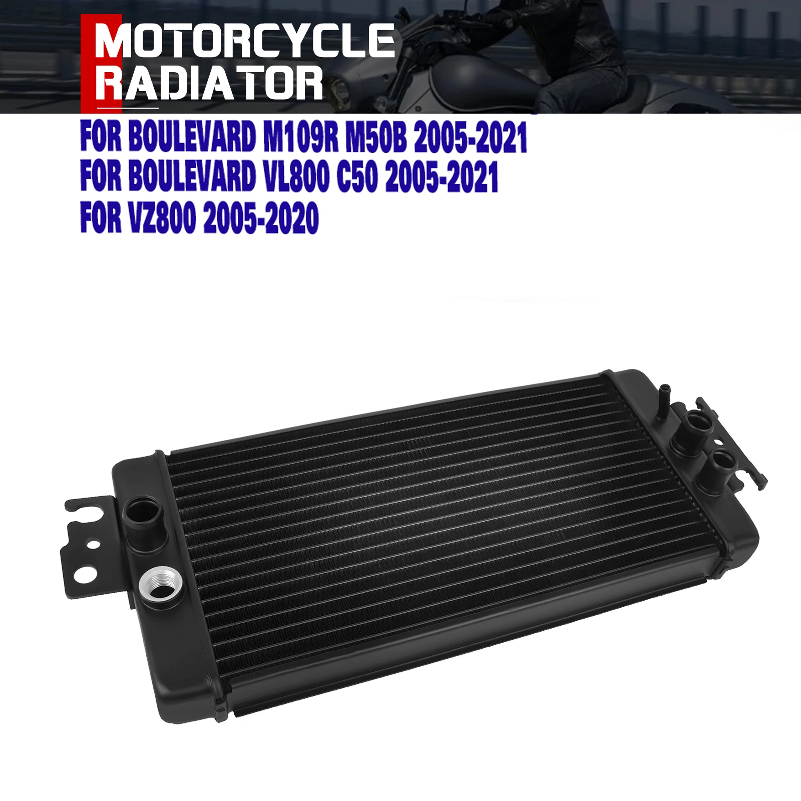 مشعاع المحرك لسوزوكي بوليفارد M109R M50B VL800 C50 05-21 VZ800 2005-2020 VL VZ 800 مبرد الزيت خزان مياه التبريد