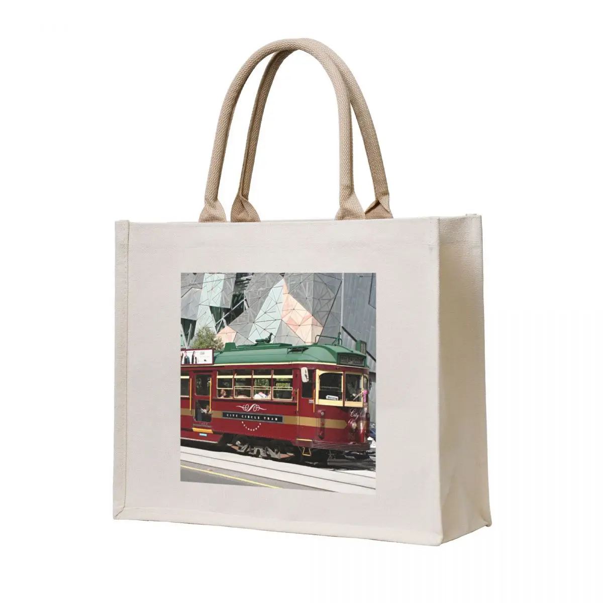 Мельбурнский трамвай, Виктория, Австралия 3, большая сумка, женская сумка-шоппер, персонализированная женская сумка-тоут, сумки-шоппер