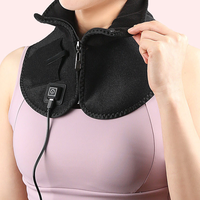 Electric Heating Shoulder Neck Pad Cervical Three-Gear Thermal Protection Scarf 3-Level Temp Control Open Wearable Design