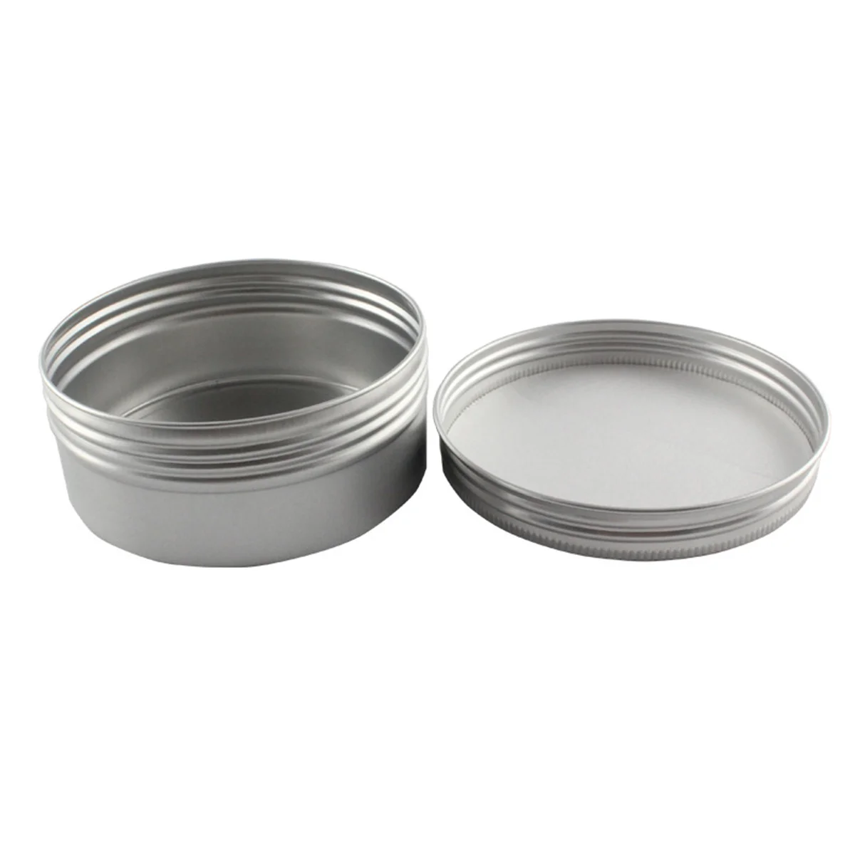 

150Ml Aluminium Jar Screw Cap Leakproof Travel Container For Cream Balm Foundation Mineral Makeup Ointment Acrylic