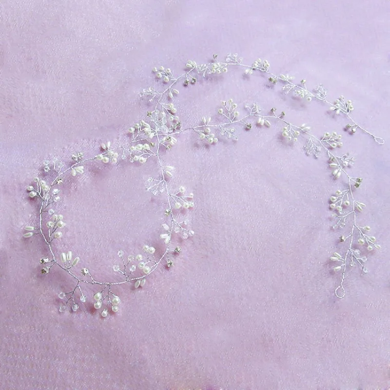 Рисунок 3 - Элегантная жемчужная повязка на голову для невесты