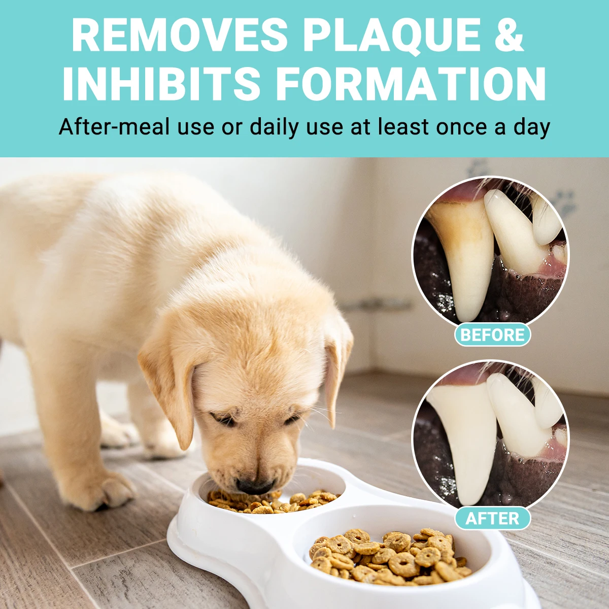 New Design Navy Blue Pet Teeth - Teeth Whitening Mouthwash recension och pris