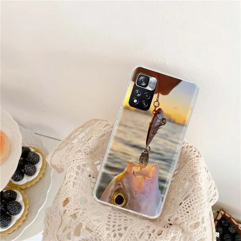 Fishing Professional Bait Joint bait Phone Case For Xiaomi Poco X3 GT X4 NFC M4 M5 M5S X6 X5 Pro 5G M3 Mi F6 F5 F4 F3 F2 F1