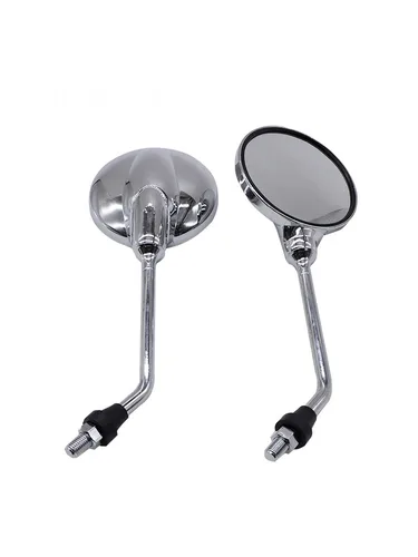 Imagen 2 del producto Espejo retrovisor para motocicleta Cafe Racer ABS 8 10MM espejo lateral Retro Universal para Yamaha Tenere Virago 535 Honda Shadow 600 750