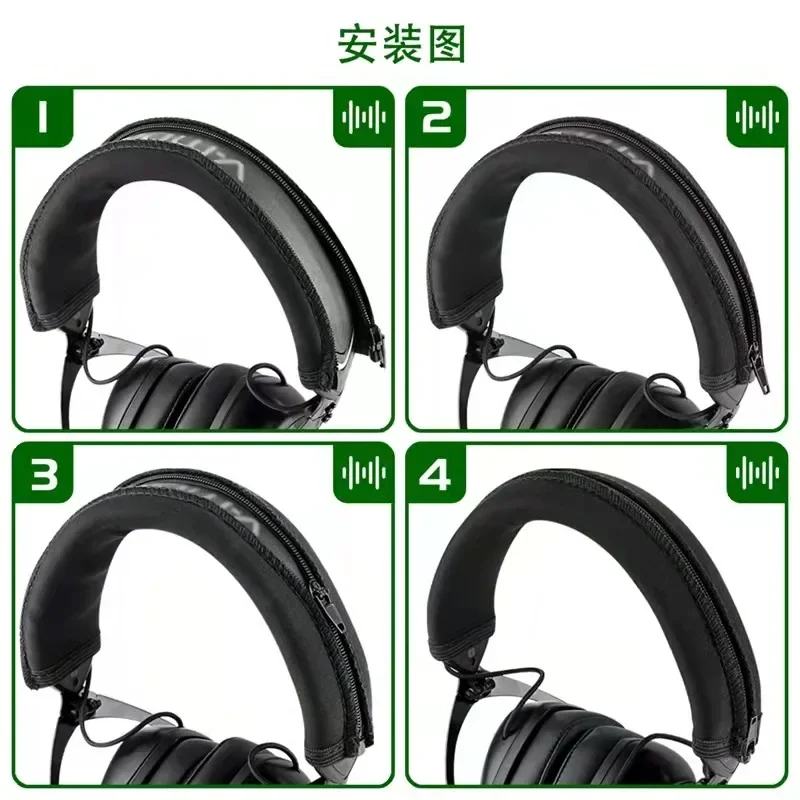 

Headset Headbeam Headband Replacement for V-MODA Crossfade XS M-200 Headphone Loop headband Cushion Spare Parts Accessor,ZUODUO