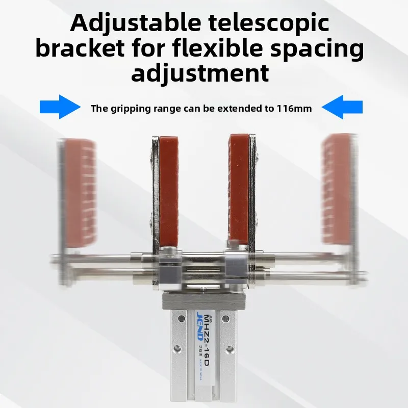 Manipulator adjustable telescopic bracket accessories MHZ2-16D finger cylinder chuck widening fixture parallel claw