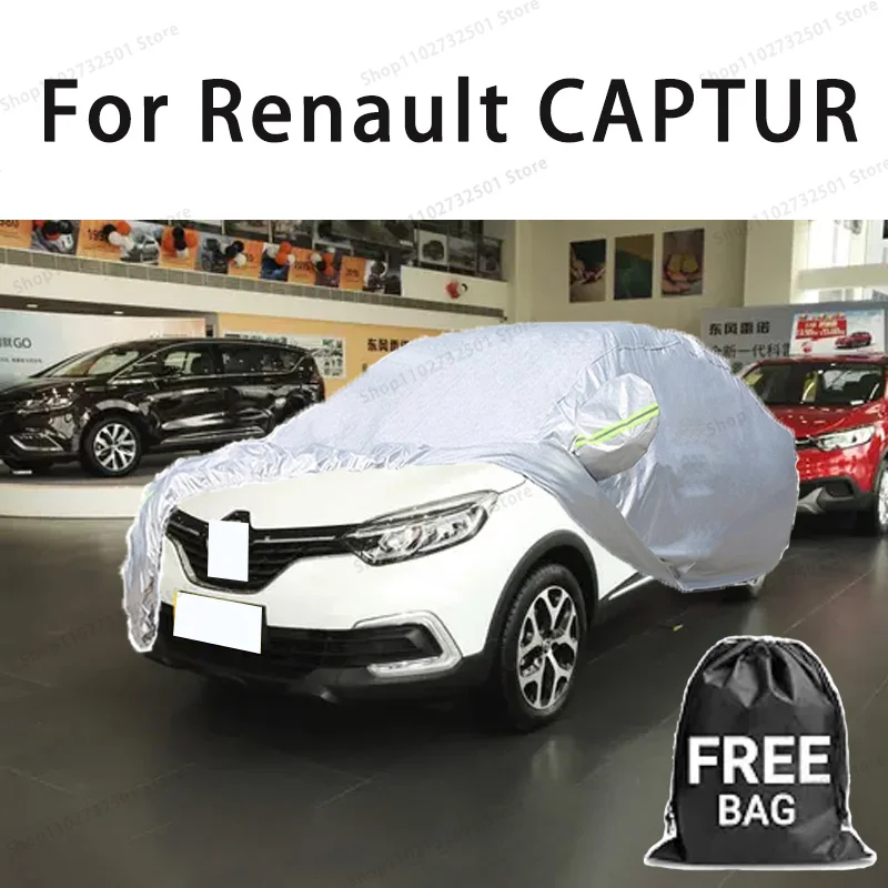 

Car cover For Renault CAPTUR Full cover Waterproof sun protection cover Scratch resistant cars accessories