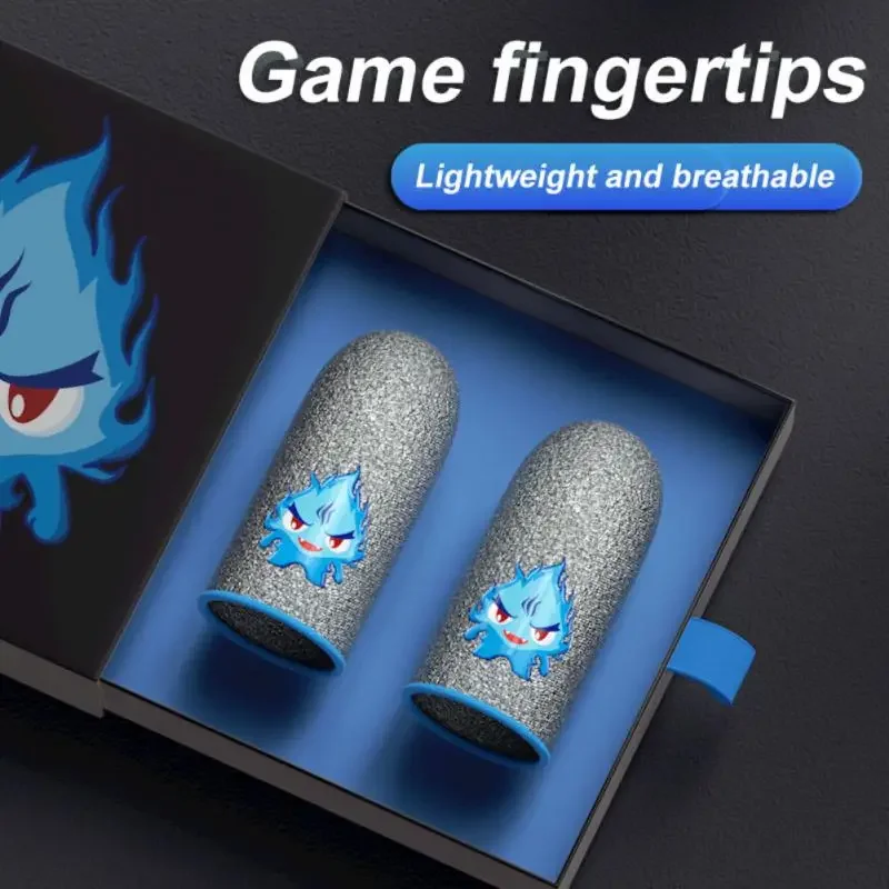 Gaming Luminous Finger Sleeve Breathable Fingertips For PUBG Mobile Games Touch Screen Finger Cots Cover Sensitive Mobile Touch