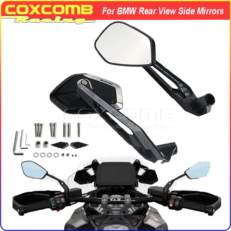 

Motorcycle Aluminum Rear View Side Mirror For BMW R1300GS R1200GS R1250GS F750GS F850GS F900XR G310GS C400X C400GT R NineT 05-24