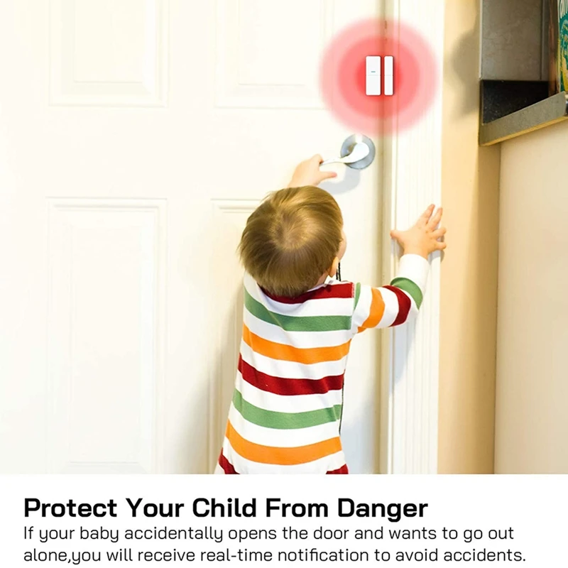 JAJA PIR Motion Detector Movement Sensor Accessory For WIFI + RF433 Hub Security Alarm System Tuya Powered