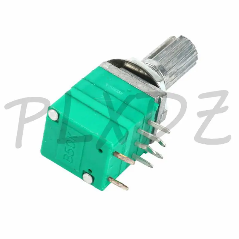 5pcs RV097NS 8-PIN 50K 10K 100K 20K 500K 1K 5K potentiometer B1K B5K B50K B10K B100K B20K B500K 8pin shaft 15mm power amplifier