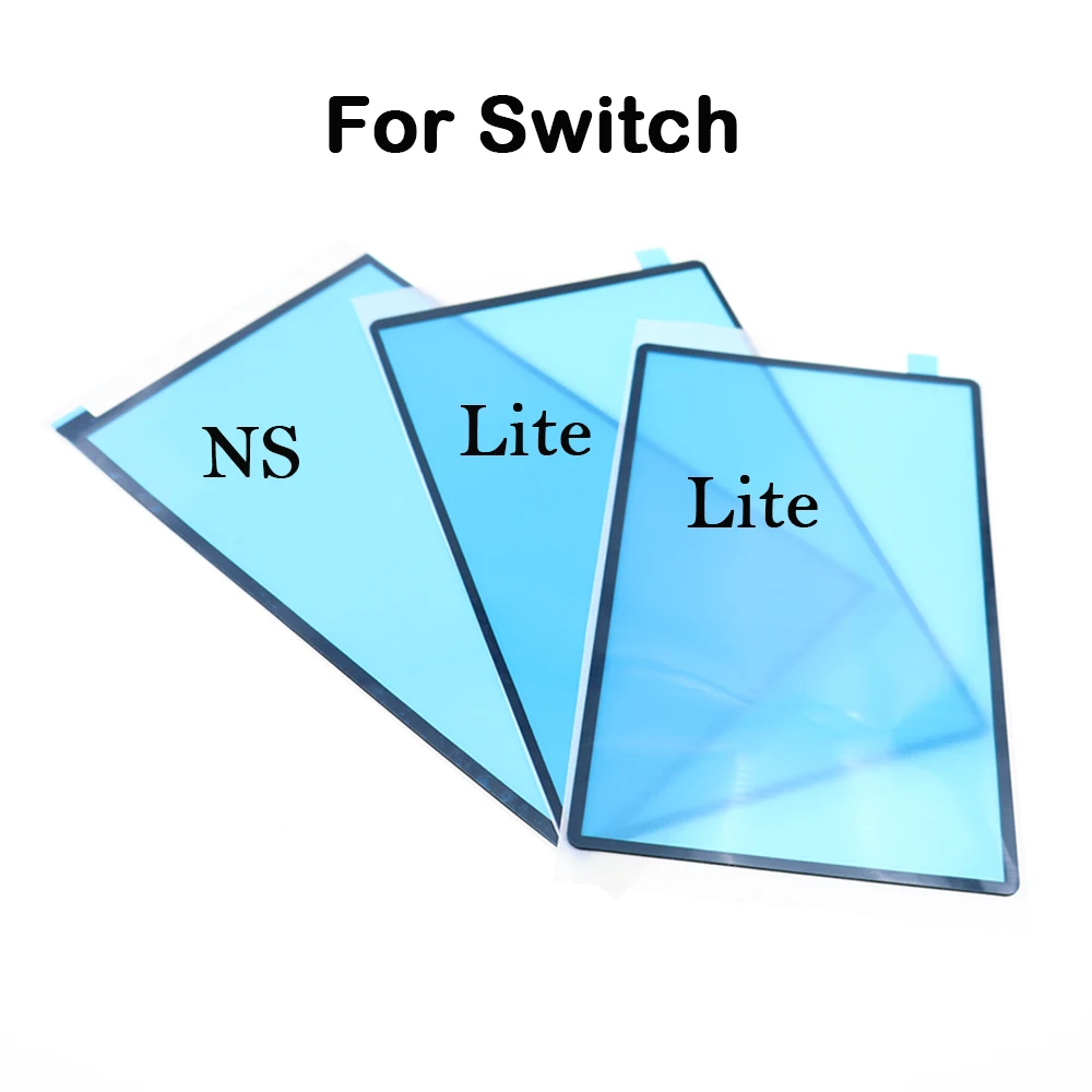 1/5 قطعة ل NS التبديل/التبديل لايت وحدة التحكم LCD تعمل باللمس الغبار الإسفنج الوسادة مزدوجة الوجهين لاصق الوسادة المطاط الإطار أجزاء