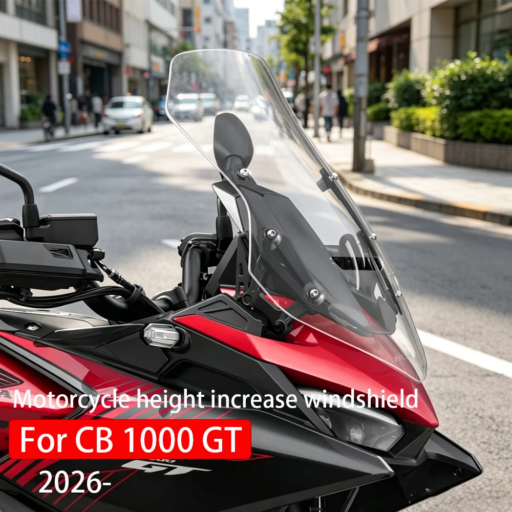 For Honda CB1000GT 2025-2026 Motorcycle 95mm windshield New CB 1000 GT Original height increase Touring Windshield Accessories