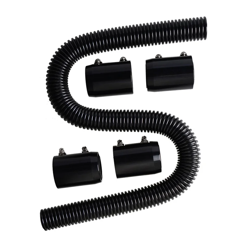 Coolant Hose Set W Cap Clamp Stainless Steel Flexible Car Radiator Hose Universal Radiator Replacement Part