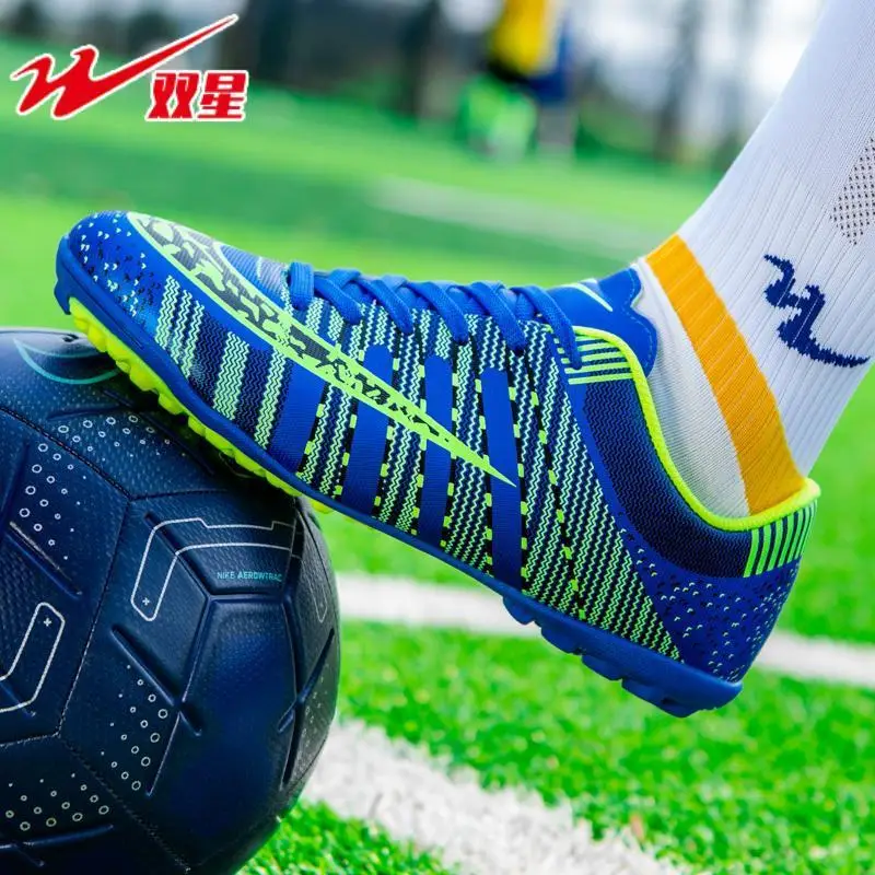 

Kids TF Turf Stud Soccer Cleats Anti-Slip Professional Training & Match Shoes for Primary Secondary Students on Artificial Grass