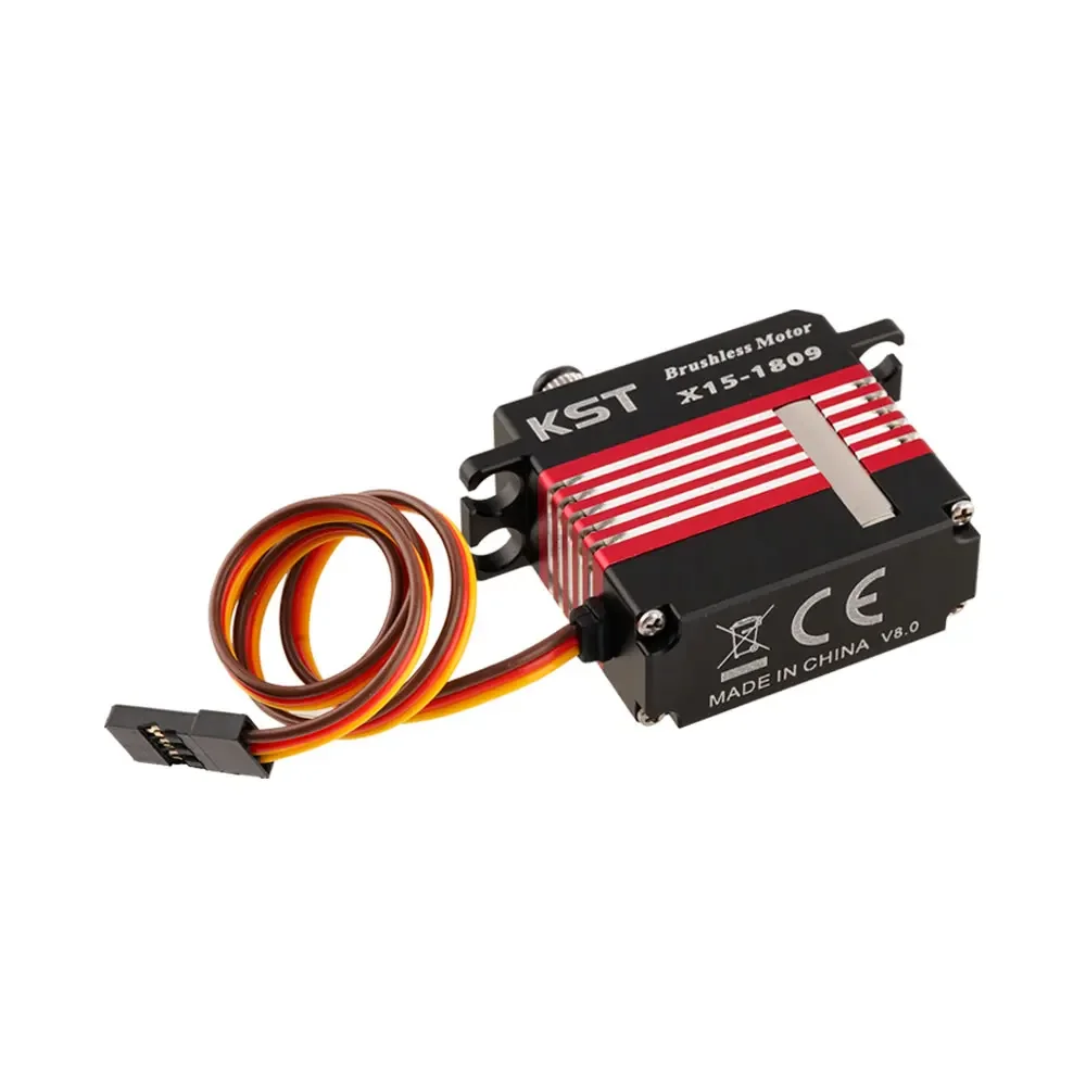 KST X15-1809 V8.0 24.47KG 0.07Sec High Quality Digital Metal Gear Brushless Helicopter Swash Plate Circulating Servo