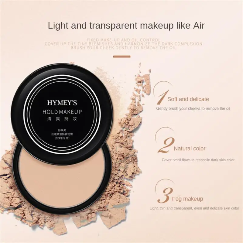 Velvet Matte Honey Pressed Powder Lightweight Breathable Setting Powder Oil Control Long Lasting Waterproof Facial Makeup Powder