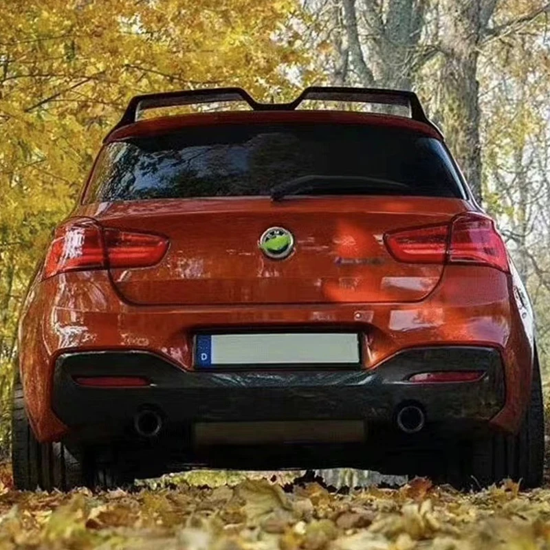 For BMW 1 Series F20 116i 120i 118i Rear Roof Luggage Lid Spoiler Wing Carbon Fiber Body Sport Modification Kit 2016 2017 2018