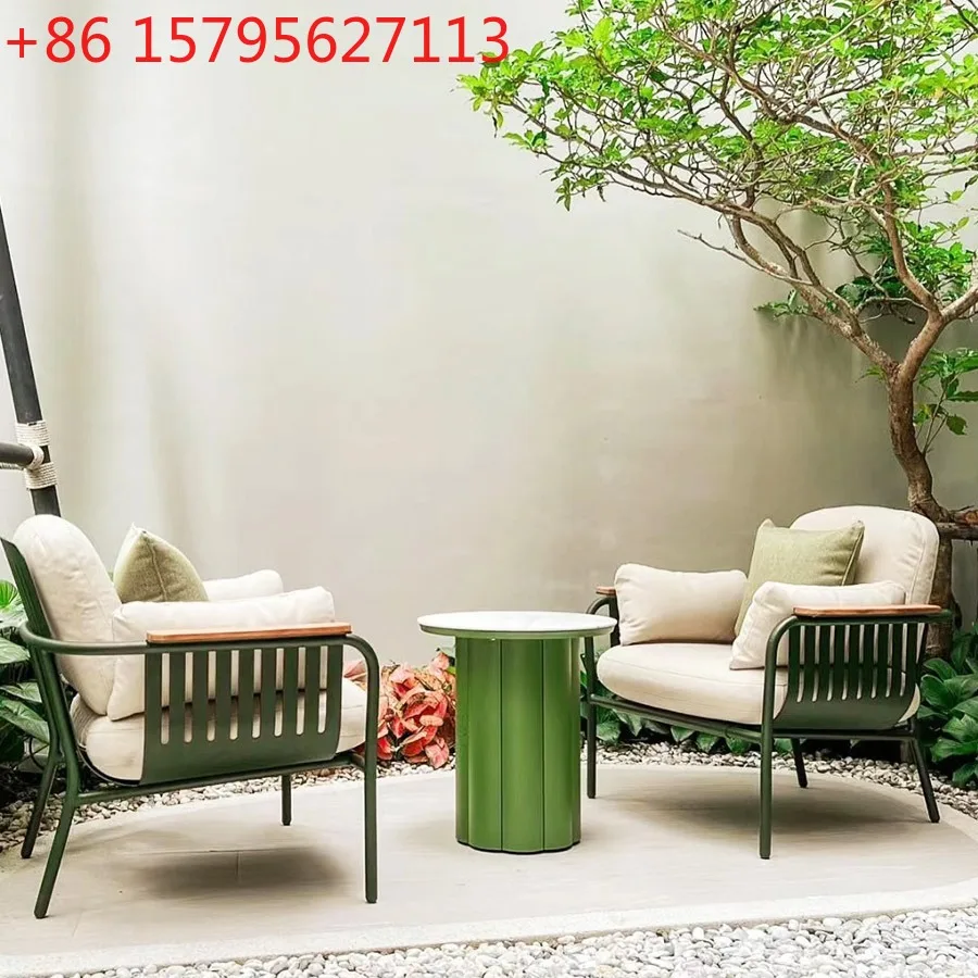 

Скандинавский уличный диван под открытым небом, журнальный столик, комбинация террасы, вилла, двор, балкон, открытый, водонепроницаемый и солнцезащитный крем для отдыха