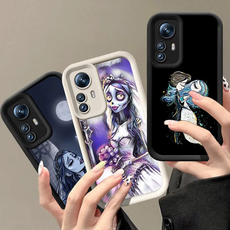 Halloween Corpse Bride Phone Case For Redmi 9A 10A 9C 10C 12C 13C 14C 4G 9i 9T K30 K50 Pro K40 Gaming A1 A2 A3