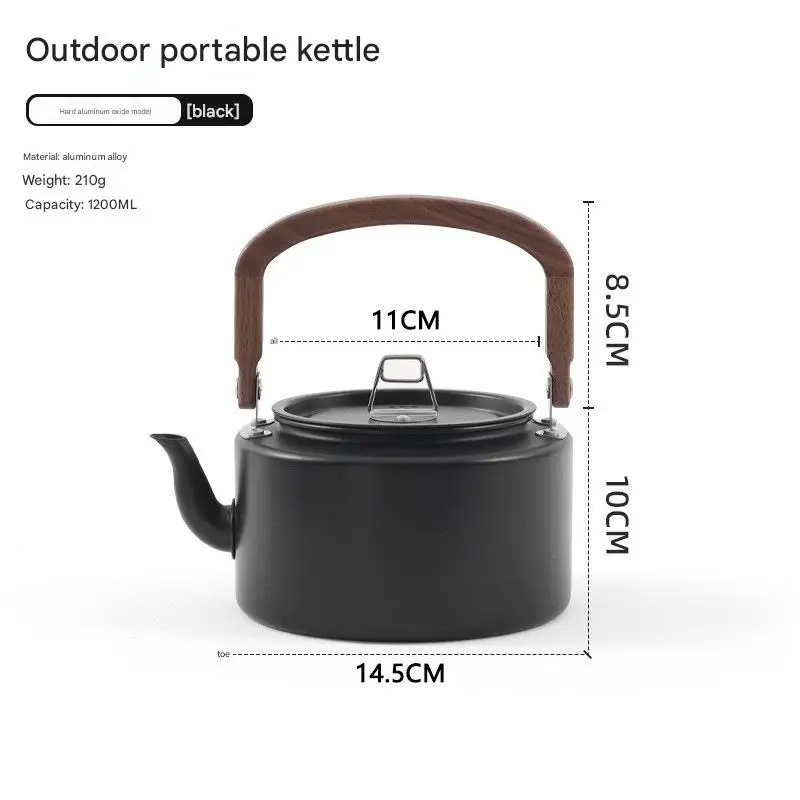 

Portable Kettle Titanium Tea Coffee Kettle Tableware Pot Supplies Tourist Dishes Hiking Cooking Equipment