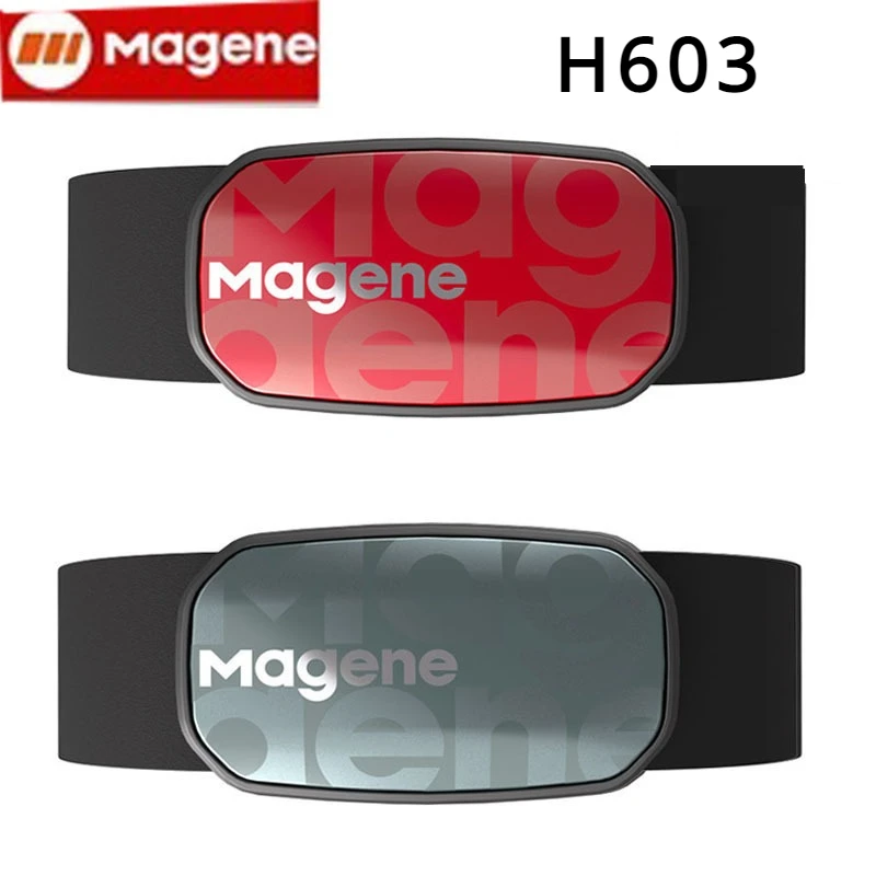 Magene H603 cardiofrequenzimetro Split Chest Strap HRM Fitness Tracker Mover Bluetooth ANT Sensor Health App compatibile Zwift