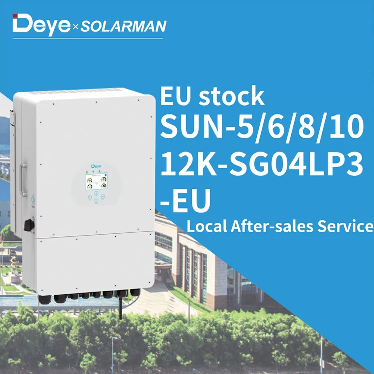 8KW Hybrid Solar Inverter Sun-8k-SG04LP3-EU with 3 Single & Three Phase EU Output deye Sun 12k Sg04lp3 Eu