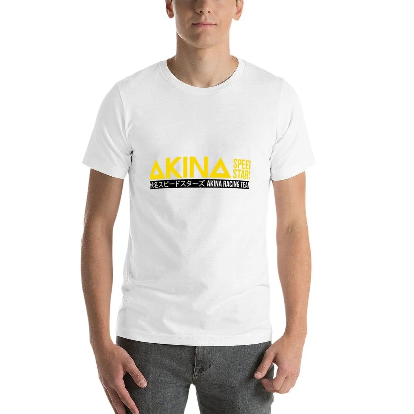 Akina speed stars Gunma Team Classic T-Shirt t shirt man casual cotton t shirt man T-Shirt view 3
