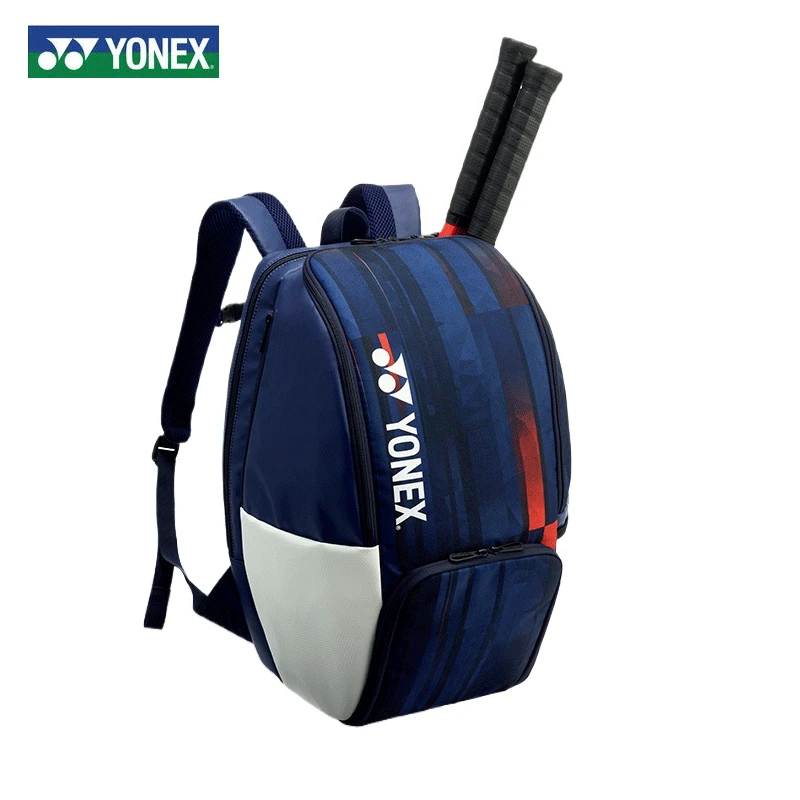 

Yonex Badminton Bag 2024 Limited Edition Contest Tennis Bag Waterproof Large Capacity Hold 3 Racket Professional Match Training