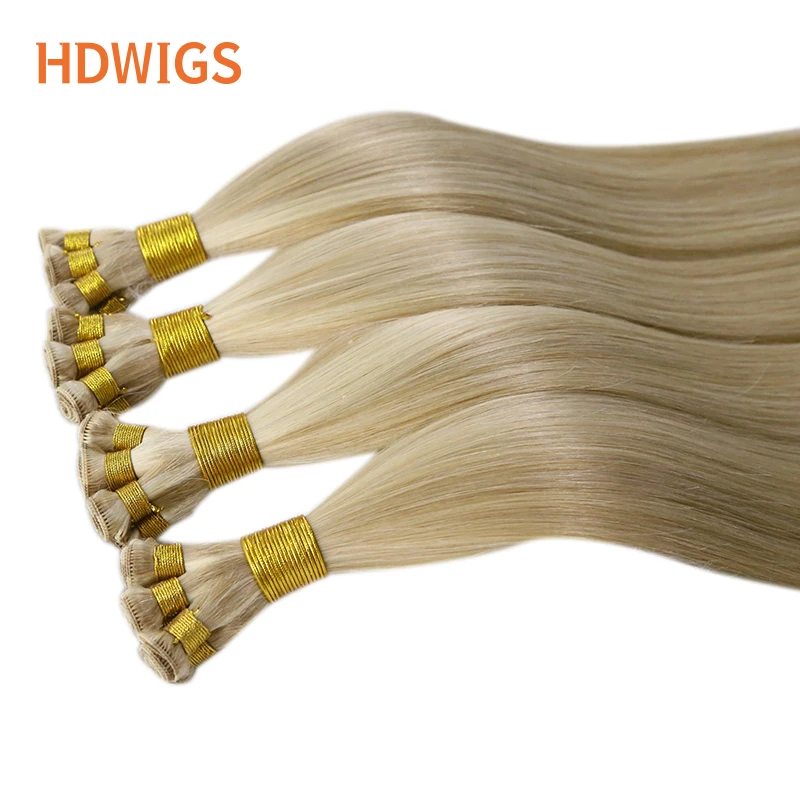 Human Hair Bundles for Women Straight Unproccessed Raw Virgin Human Hair Bundles Handmade Thick Hair End Hair Extension Natural