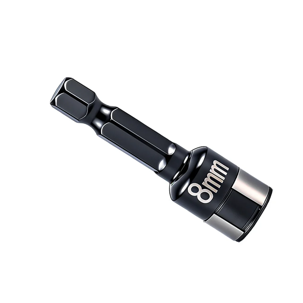 8mm Non-Magnetic Hexagonal Socket with Precision Recessed Hex Geometry and Steel Ball Design for Dependable Fastener Control