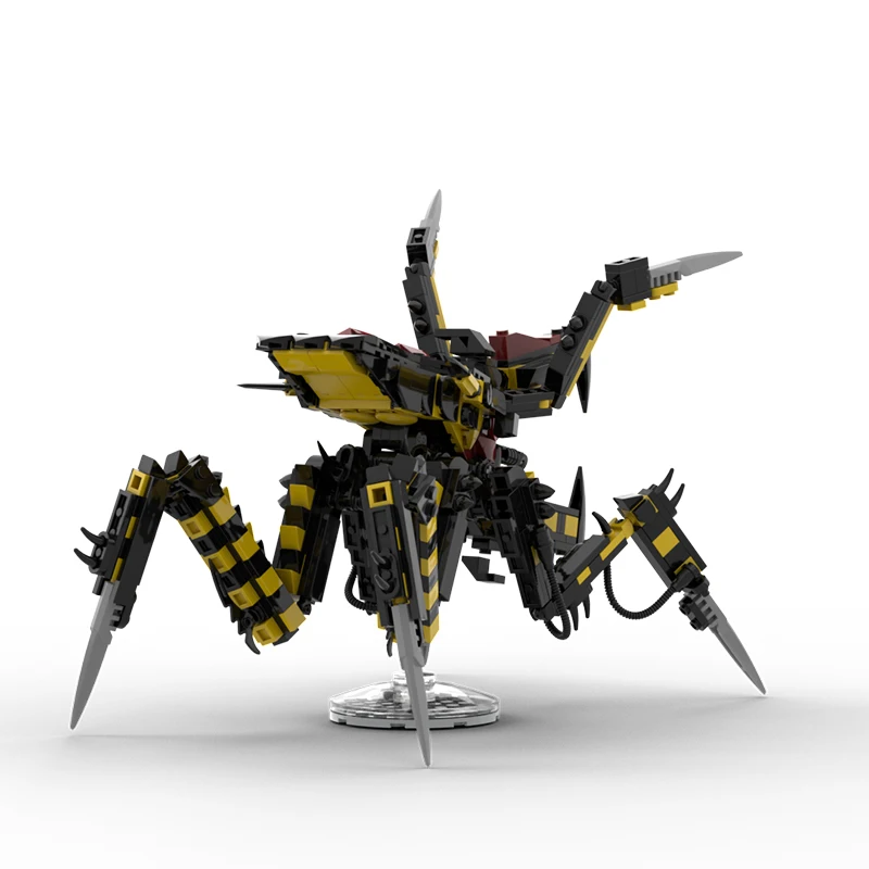 629 قطعة المركبة الفضائية جنود المحارب علة الوحش اللبنات نموذج مجموعة الطوب اللعب مناسبة لأصدقاء العائلة هدايا العيد