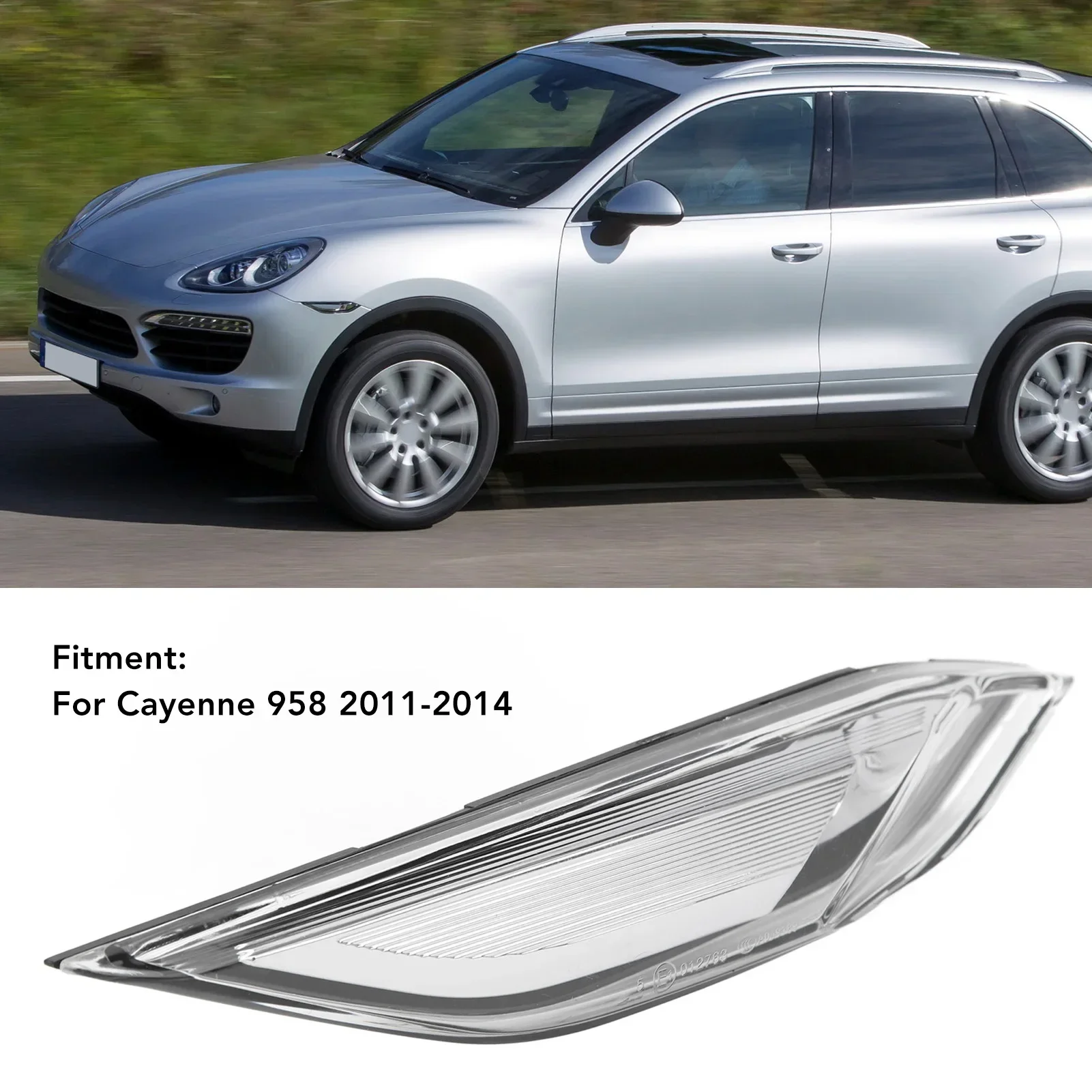 For Porsche Cayenne 958 2011 2012 2013 2014 Front Bumper Side Marker Light Turn Signal Reflector Lamp Cover Shell Without Bulb