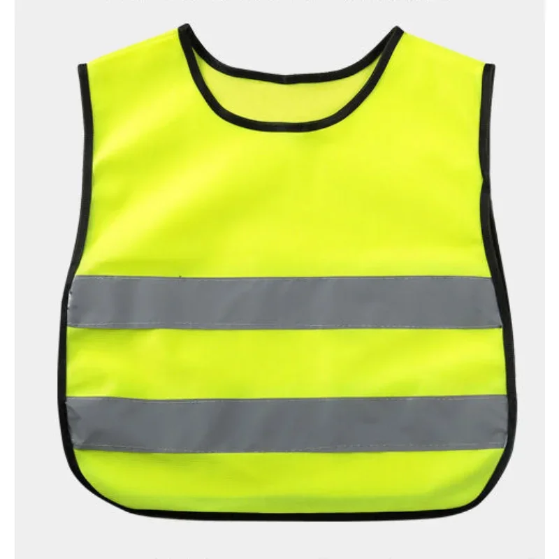 Reflective Vest Sleeveless Tops Traffic Running Safety Reflector with Reflective Stripe Fluorescent Multiple Colors