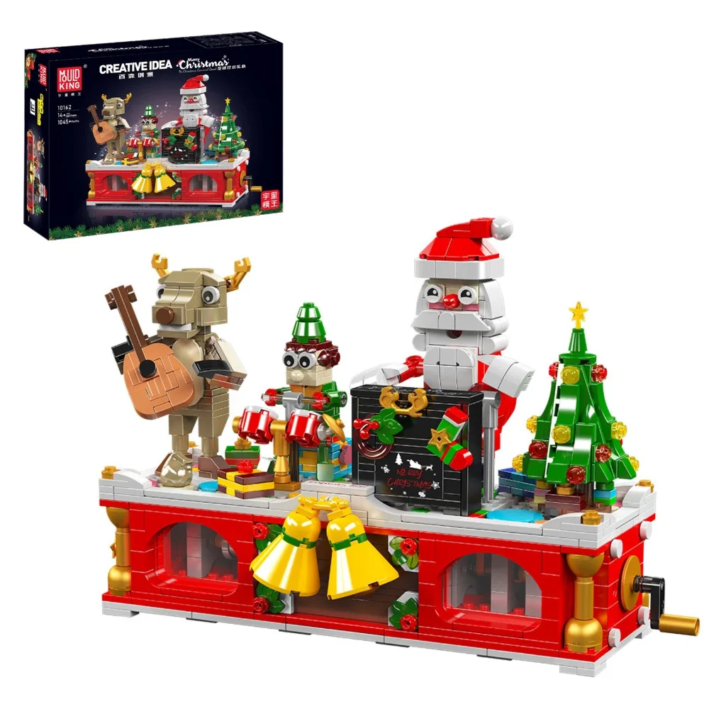 

Конструктор Mould King 10162 MOC «Рождественская оркестровка» — модель для сборки, развивающая игрушка-головоломка, подарок на Рождество для детей