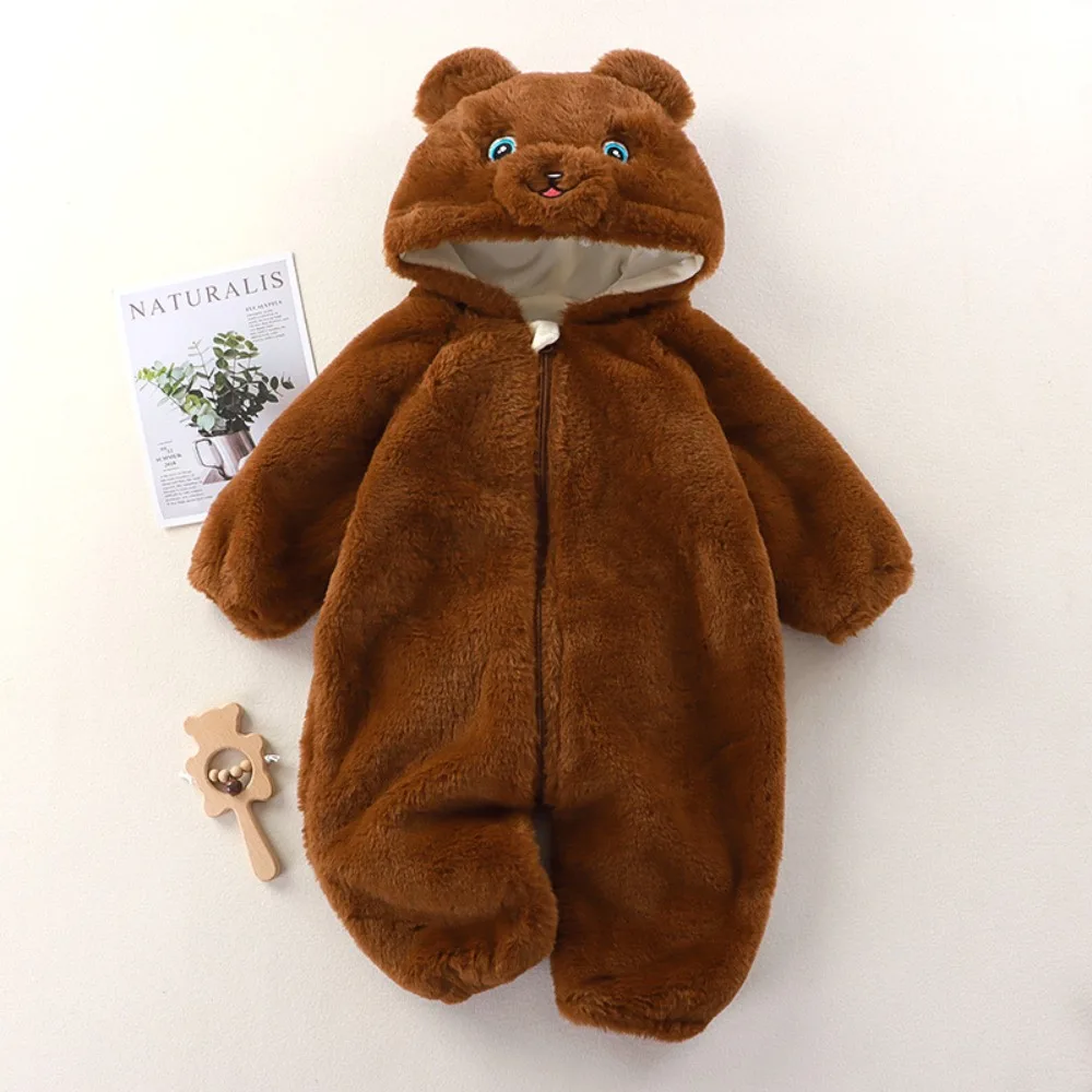 

Осенне-зимние детские комбинезоны, ночная рубашка с капюшоном, теплый комбинезон для новорожденных, одежда для сна с милыми животными, наряд для малышей для девочек и мальчиков