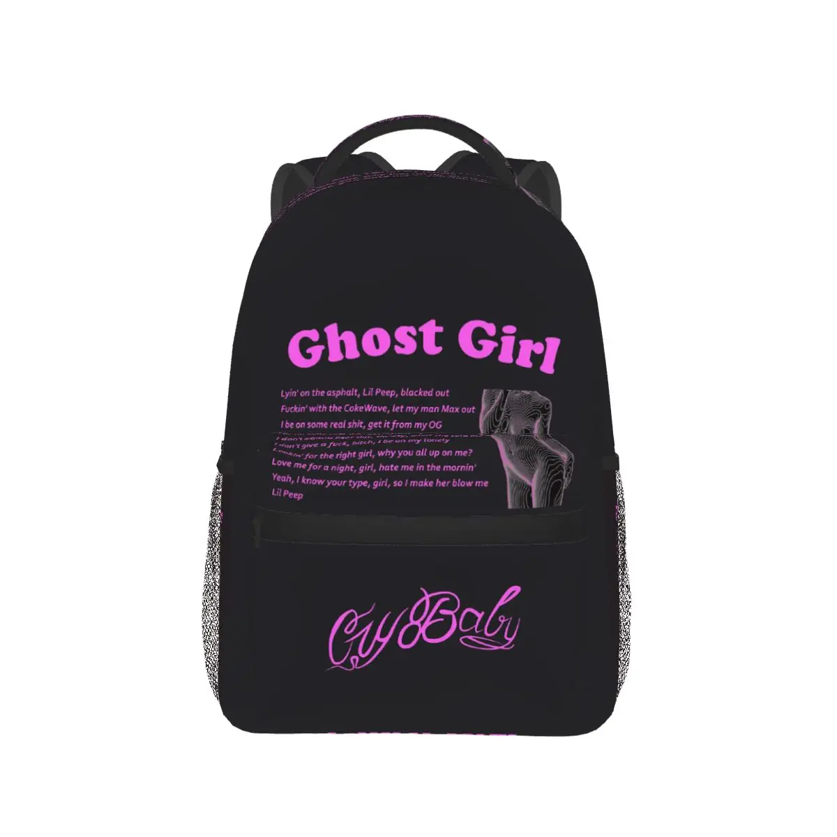 Rapper Lil Peep Look At The Sky Tonight All Of The Stars Have A Reason Backpack Daypack BookBag School Bag Shoulder Bags