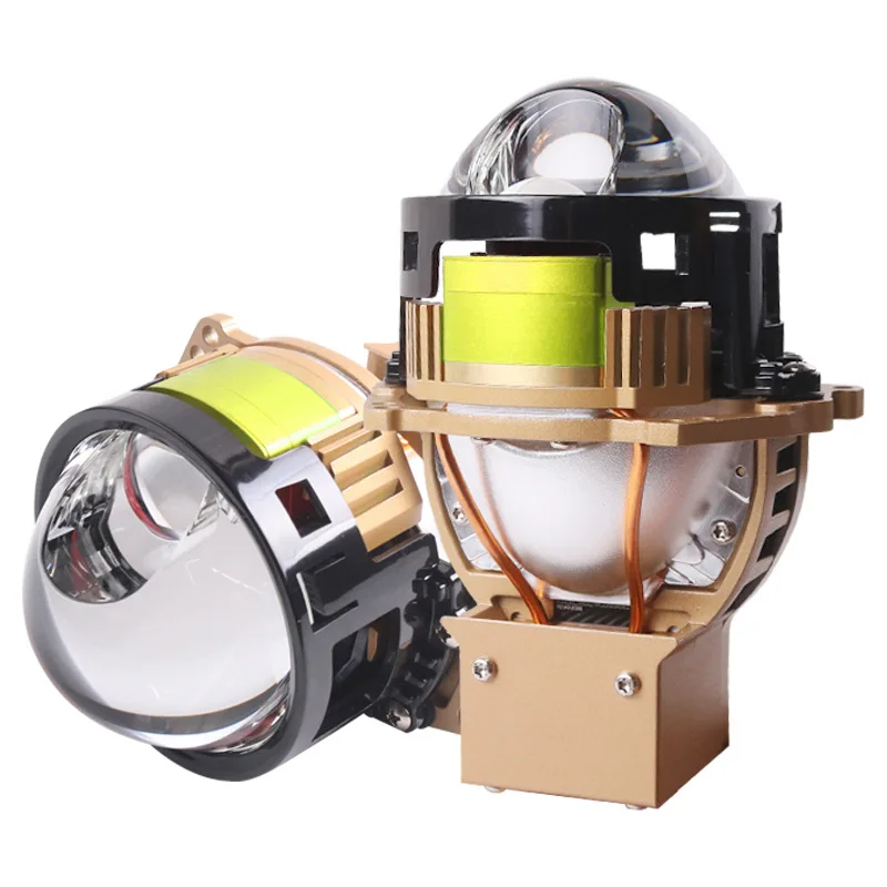 

160W L80 3 Inch Bi LED Laser Projector Lens Headlight 6000K Super Bright Hi Low Beam Car Headlamp Retrofit Upgrade Auto Light